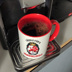 Stuttgart Europa Kaffeebecher mit Spruch Tässle fürs Königsklässle