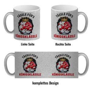 Stuttgart Europa Kaffeebecher mit Spruch Tässle fürs Königsklässle
