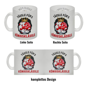 Stuttgart Europa Kaffeebecher mit Spruch Tässle fürs Königsklässle