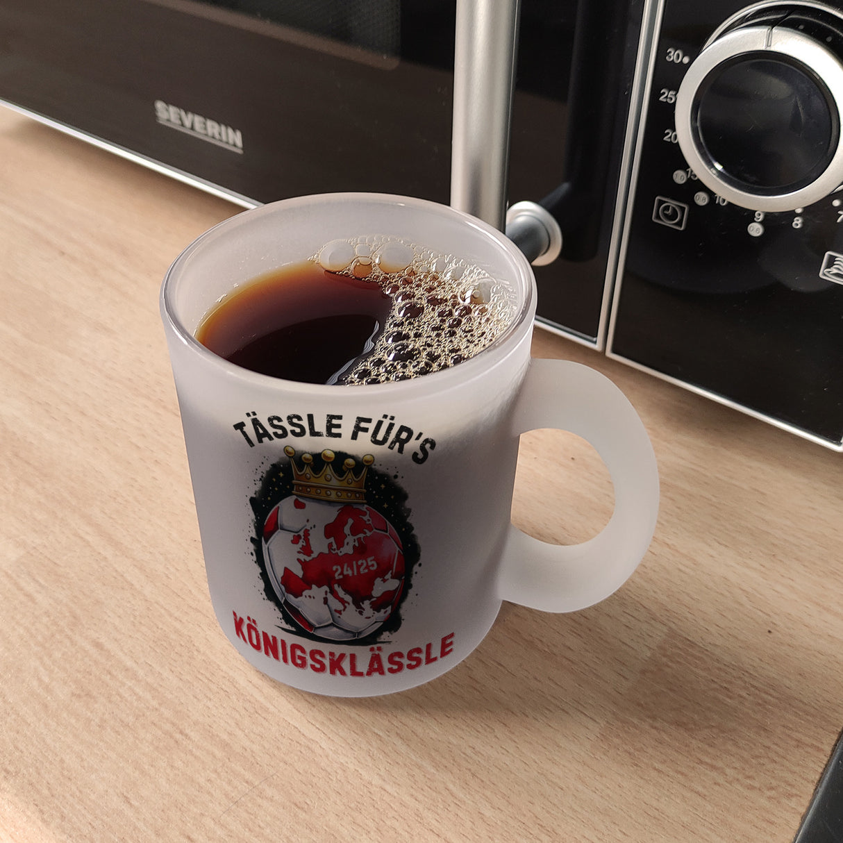 Stuttgart Europa Kaffeebecher mit Spruch Tässle fürs Königsklässle