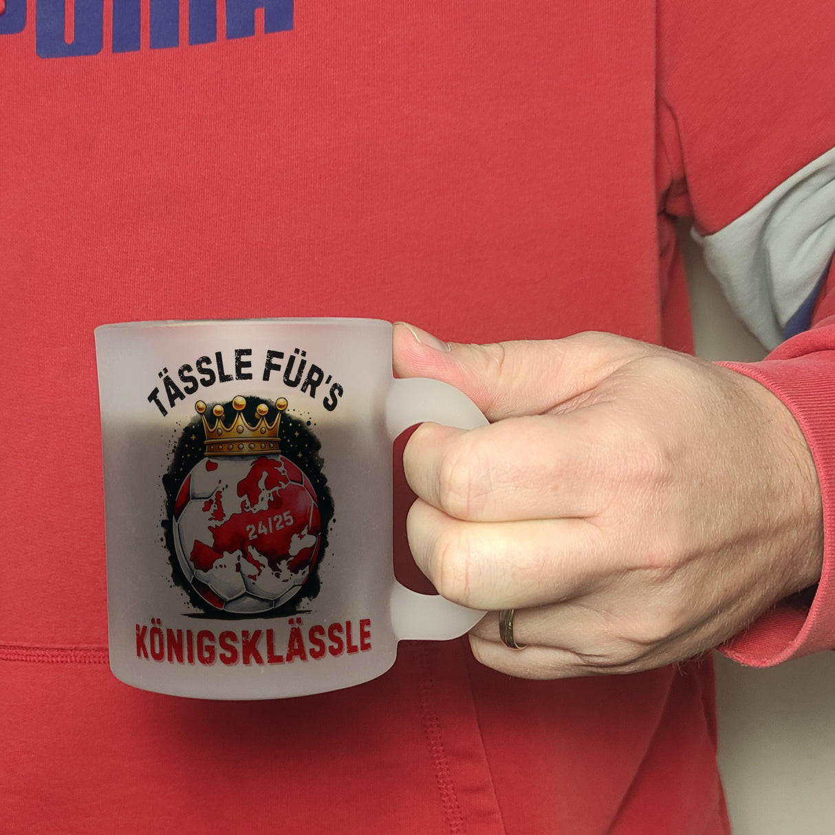 Stuttgart Europa Kaffeebecher mit Spruch Tässle fürs Königsklässle
