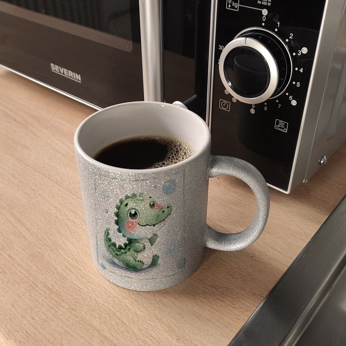 Baby Krokodil Kaffeebecher