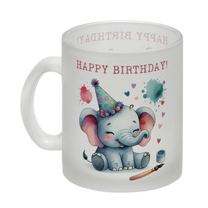 Happy Birthday Elefant Kaffeebecher