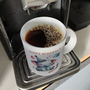 Happy Birthday Elefant Kaffeebecher