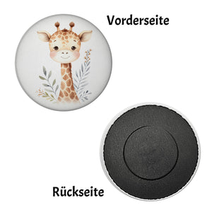 Giraffe Magnet rund