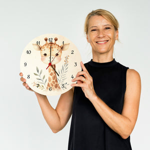 Giraffe Wanduhr