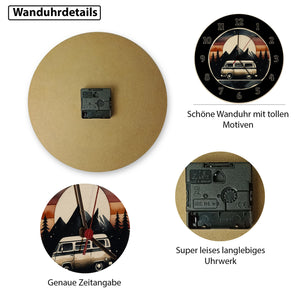 Wohnmobil Wanduhr