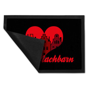 Nachbarschaft Fußmatte in 35x50 cm mit Spruch Beste Nachbarn