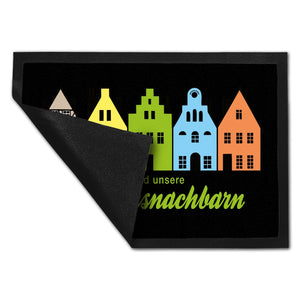 Nachbarschaft Fußmatte in 35x50 cm mit Spruch Ihr seid unsere Lieblingsnachbarn