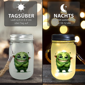 grünes Monster Solarlicht