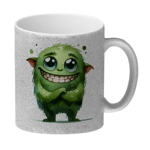 grünes Monster Kaffeebecher