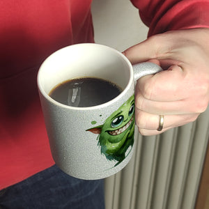 grünes Monster Kaffeebecher