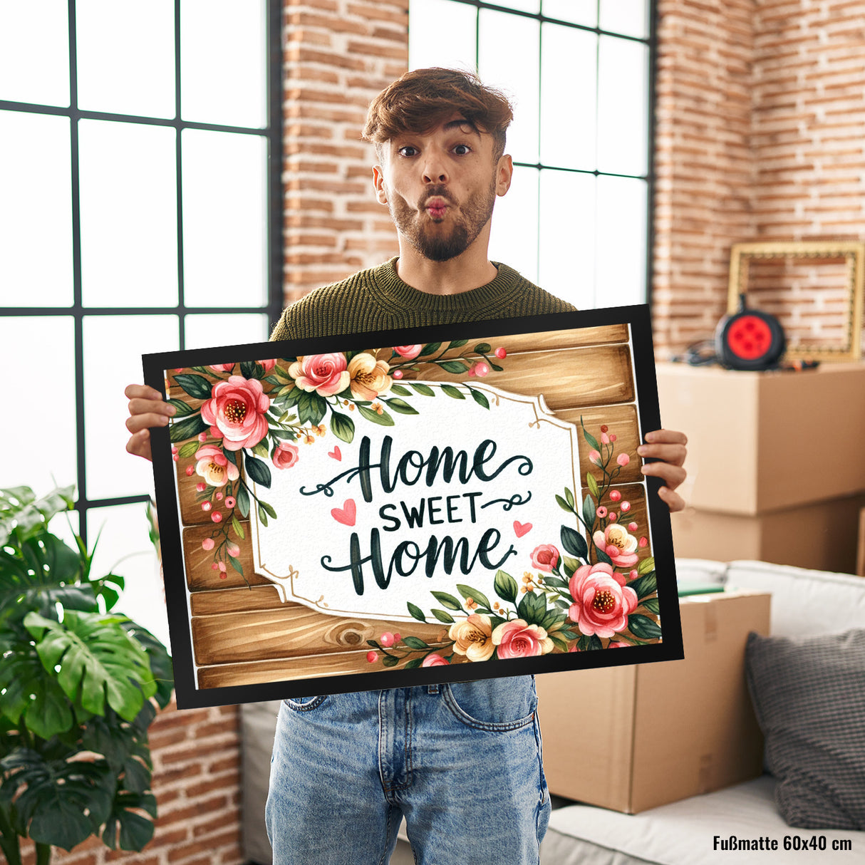 Home sweet Home Fußmatte in 35x50 cm