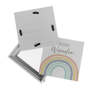Regenbogen Spardose mit Spruch Kleines Wunder