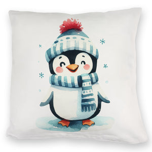 lustiger Pinguin Kissen