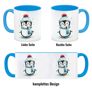 lustiger Pinguin Kaffeebecher