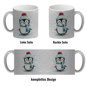lustiger Pinguin Kaffeebecher