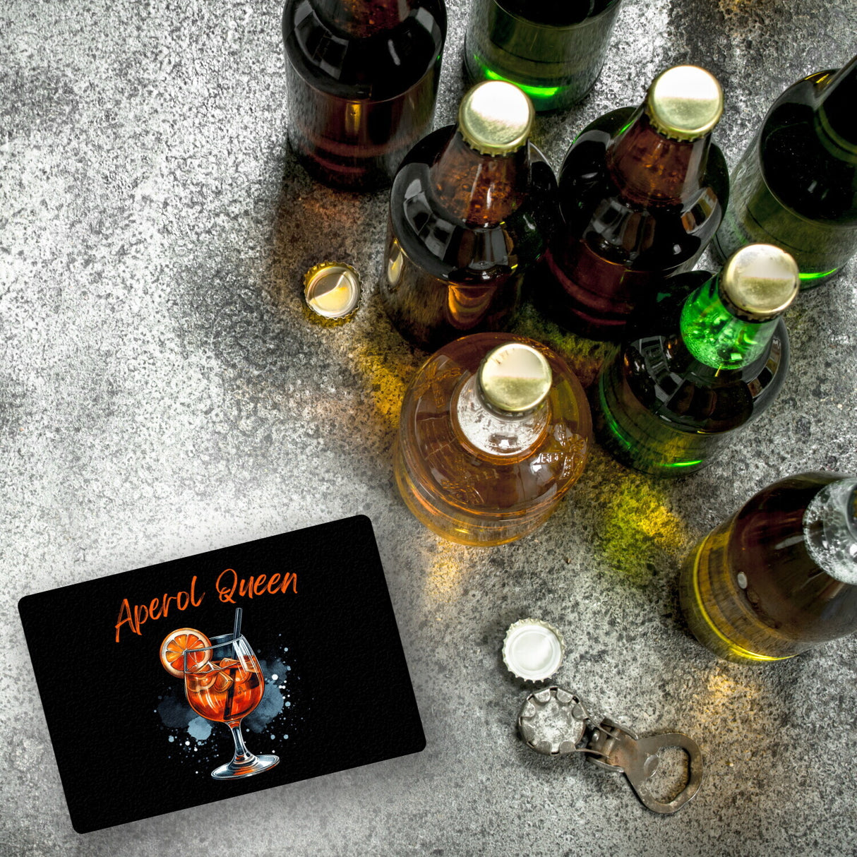 Aperol Queen Fußmatte in 35x50 cm ohne Rand