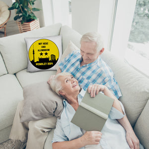 Dortmund Finale Wembley 2024 Kissen mit Spruch Mit Herz und Aluminium