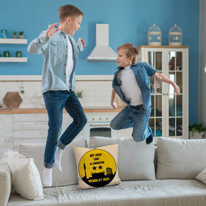 Dortmund Finale Wembley 2024 Kissen mit Spruch Mit Herz und Aluminium