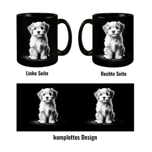 Hund Tasse in Schwarz