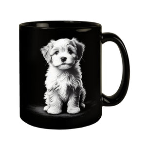 Hund Tasse in Schwarz