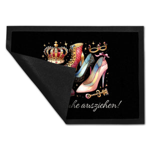 Schuhe ausziehen Fußmatte in 35x50 cm mit Spruch Bitte Schuhe ausziehen
