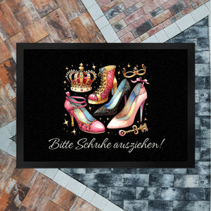 Schuhe ausziehen Fußmatte in 35x50 cm mit Spruch Bitte Schuhe ausziehen