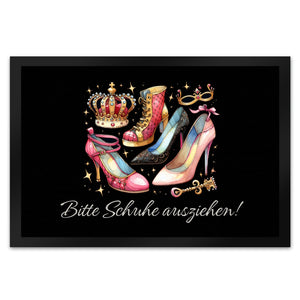Schuhe ausziehen Fußmatte in 35x50 cm mit Spruch Bitte Schuhe ausziehen