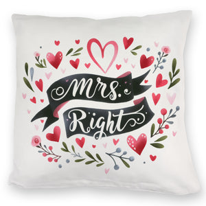 Mrs. Right Kissen
