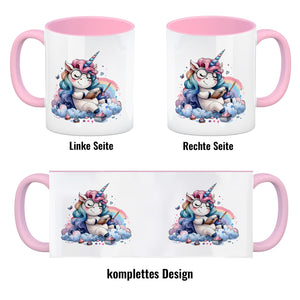 Träumendes Einhorn Kaffeebecher