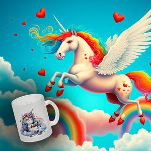 Träumendes Einhorn Kaffeebecher