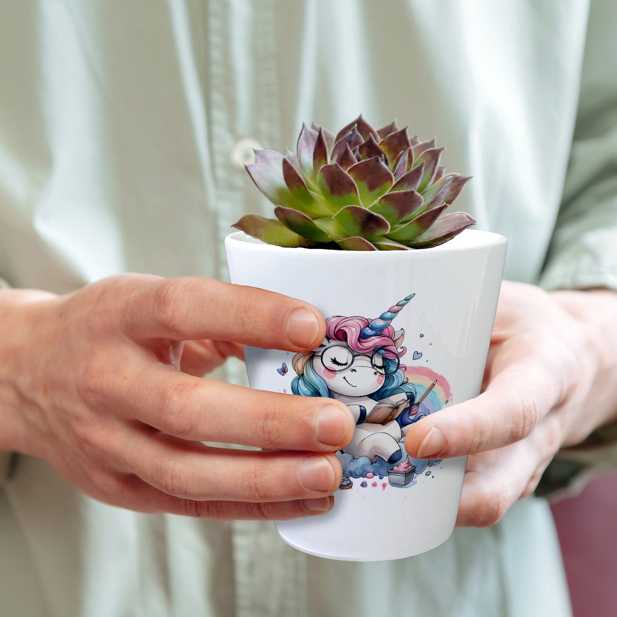 Träumendes Einhorn Blumentopf