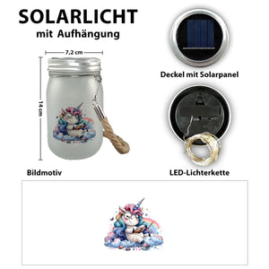 Träumendes Einhorn Solarlicht