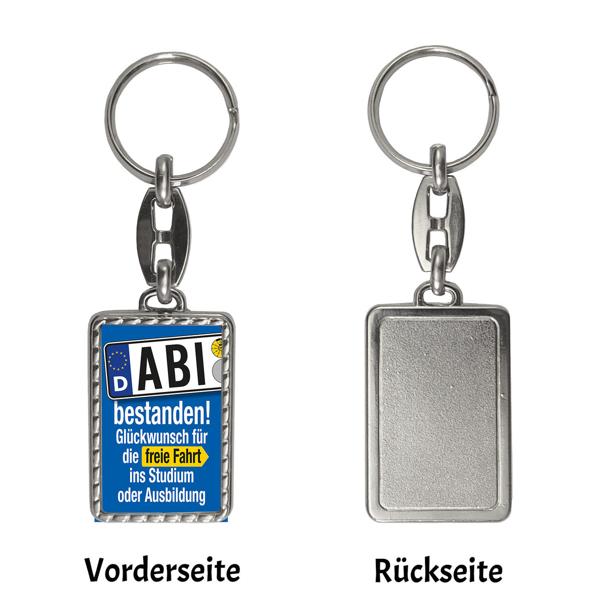 Abi bestanden Schlüsselanhänger mit Spruch Viel Erfolg im Studium oder Ausbildung