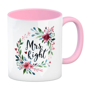 Mrs Right Kaffeebecher