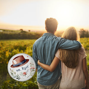 Mr Right Magnet rund