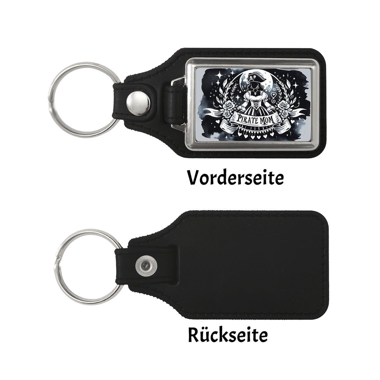 Piratenbraut Schlüsselanhänger mit Spruch Pirate Mom