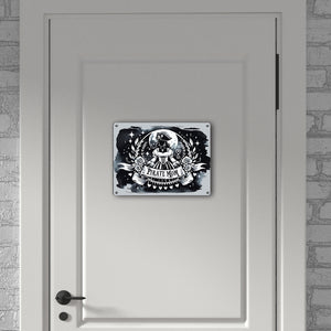 Piratenbraut Metallschild in 15x20 cm mit Spruch Pirate Mom