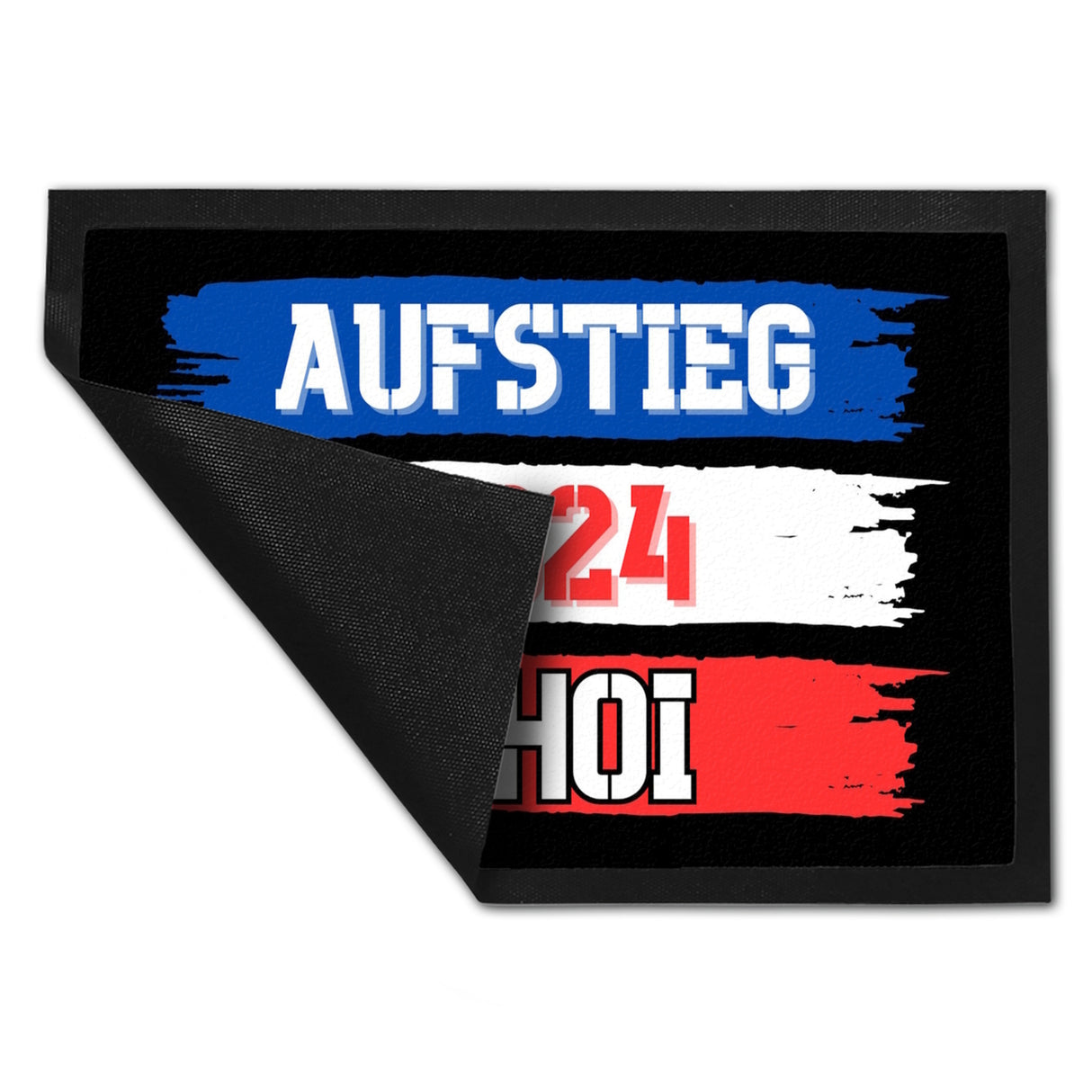 Kiel Aufstieg 2024 Fußmatte in 35x50 cm mit Spruch Ahoi