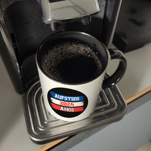 Kiel Aufstieg 2024 Kaffeebecher mit Spruch Ahoi