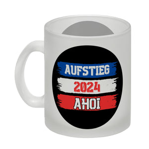 Kiel Aufstieg 2024 Kaffeebecher mit Spruch Ahoi