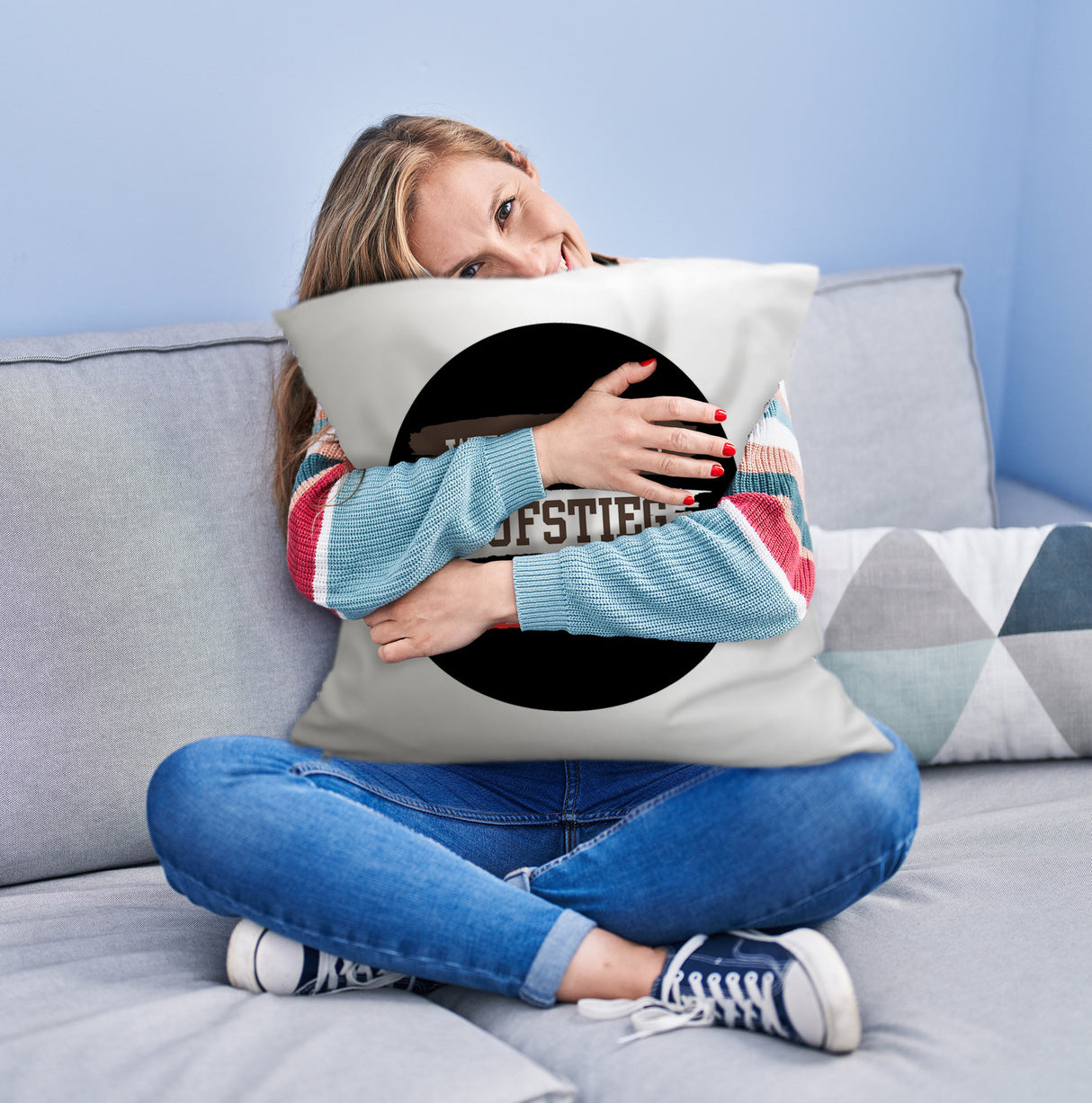 St. Pauli Aufstieg 2024 Kissen mit Spruch We're back