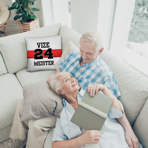 Stuttgart Brustring Kissen mit Spruch Vizemeister 2024