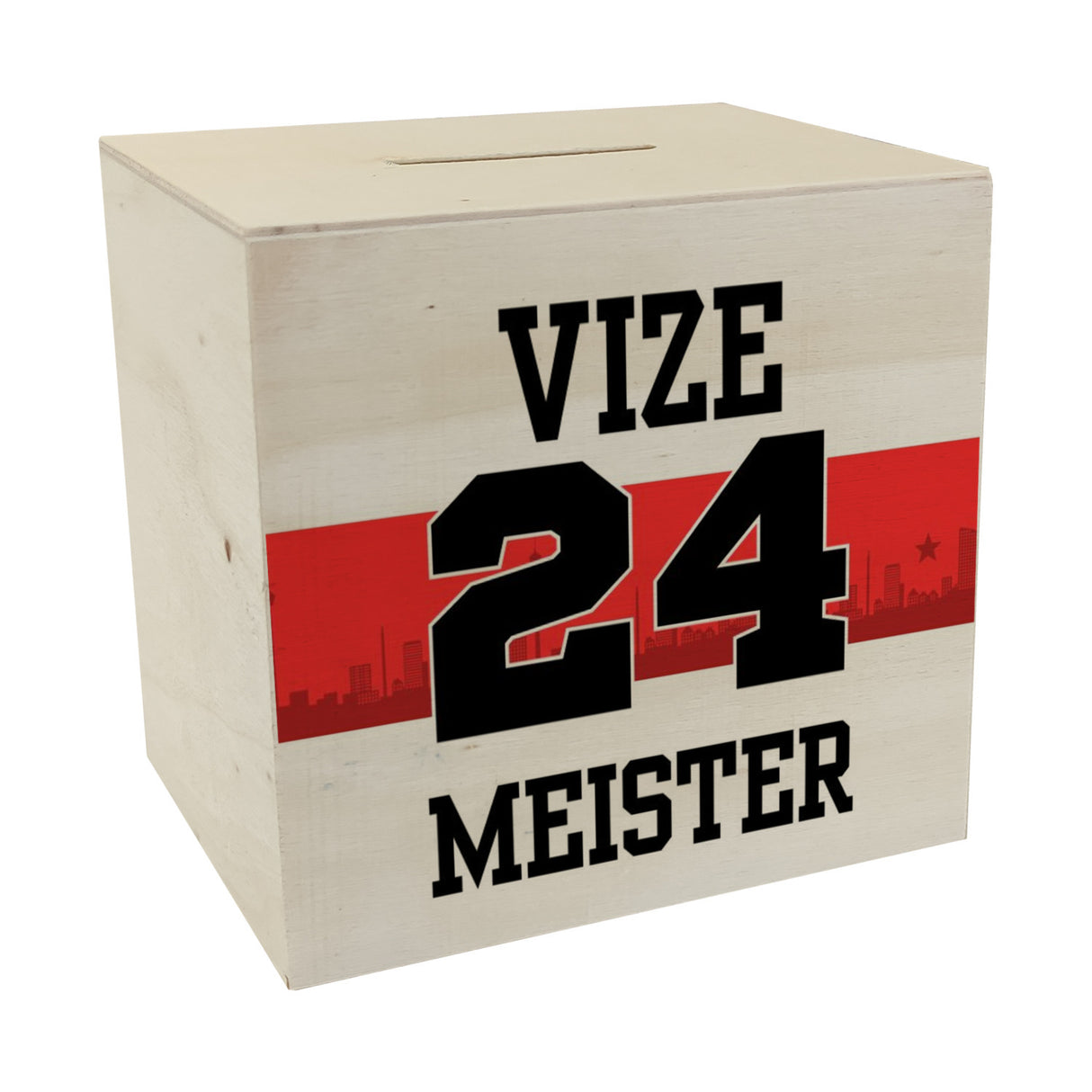 Stuttgart Brustring Spardose mit Spruch Vizemeister 2024