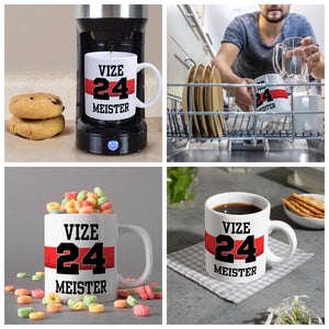 Stuttgart Brustring Kaffeebecher mit Spruch Vizemeister 2024