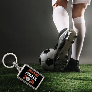 St. Pauli Meisterschale Schlüsselanhänger mit Spruch Zweitliga Meister 2024