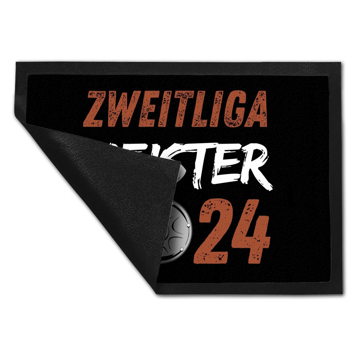 St. Pauli Meisterschale Fußmatte in 35x50 cm mit Spruch Zweitliga Meister 2024