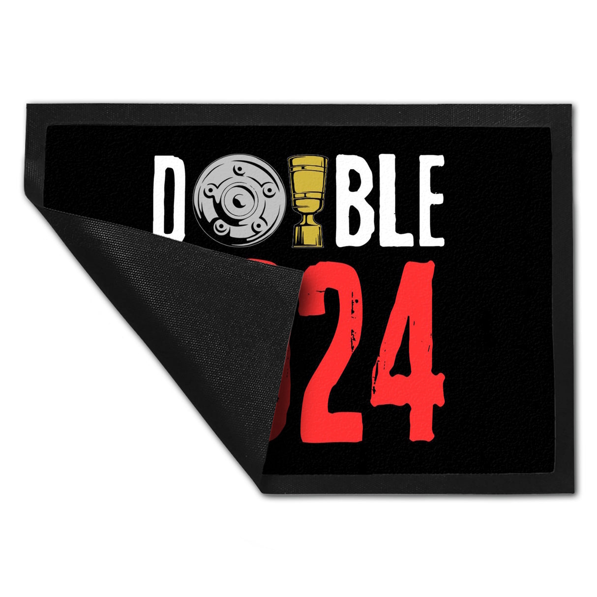 Leverkusen Double-Sieger Fußmatte in 35x50 cm mit Spruch Double 2024