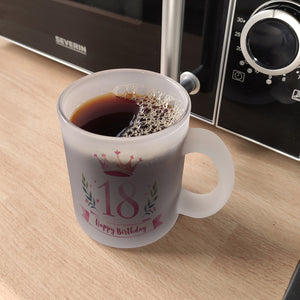 Happy Birthday 18 Krone Kaffeebecher